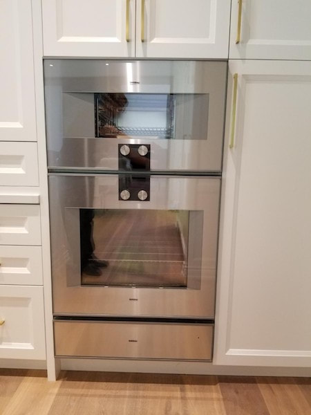 double oven installation
